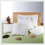 SPELZKISSEN mit Hirsespelzen SPELZKISSEN mit Hirsespelzen